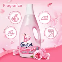 Pewangi Pakaian Kiss Flowers Fragrance Scented Laundry Fabric Softener Model 0 Botol 2L, Dapat Dicairkan, Kesegaran Tahan Lama, Perawatan yang Ditingkatkan