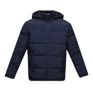 Good Quality Winter Warm Thicken Solid Men's Hooded <b>Parkas</b> Casual Male Slim Zipper Pocket Down Puffer <b>Jackets</b> - Product Image 4