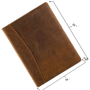 Customized Genuine Leather Business File <b>Folder</b> A4 Document holder Gift - Product Image 1