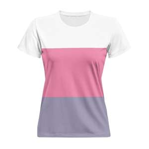 เสื้อยืดลำลองผู้หญิง ใส่ได้ทุกฤดู ทรงเข้ารูป แขนยาว คอจีน ระบายอากาศได้ดี สวมใส่สบาย ป้องกันรังสียูวี ปักโลโก้ - Product Image 3