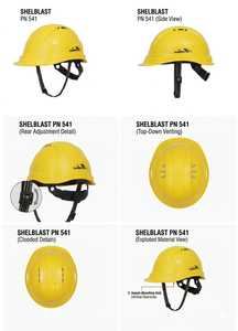 Casco de Seguridad Karam PN541 para Aplicaciones Aeroespaciales con Ajuste Deslizante de Visera Protectora y Ventiladores - Product Image 6