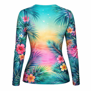Chemises à manches longues personnalisées en sublimation pour femmes - Fournisseur direct d'usine avec service OEM - Product Image 2