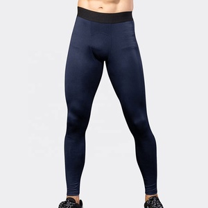 Ensemble de vêtements de sport pour hommes, 2 pièces, chemises de compression à manches longues et leggings longs jusqu'aux chevilles, pour la salle de sport, la remise en forme et l'entraînement, ensemble Rah Guard et leggings pour hommes - Product Image 3