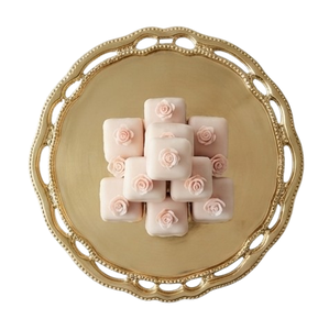 Support à gâteau à un étage le plus vendu, décoratif, plaqué or, pour fruits et desserts de table - Product Image 2