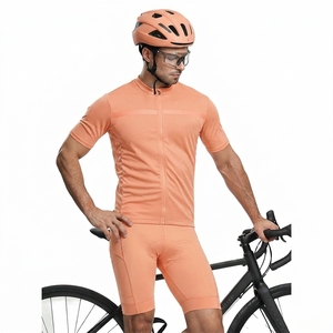 Conjunto de Jersey de Ciclismo de Carretera para Hombre de Secado Rápido y Transpirable con Culotte con Tirantes, Uniformes Personalizados de Ciclismo de Manga Corta para Hombre y Mujer - Product Image 4