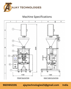 เครื่องบรรจุผงอัตโนมัติแบบไฟฟ้า พร้อมหัวเติมแบบ Auger วัดปริมาณตามความจุ สำหรับบรรจุภัณฑ์อาหาร ยาสูบ  ทำจากสแตนเลส 304 - Product Image 5