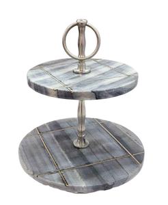 Nouveau Style marbre taille gâteau affichage Dessert support marbre naturel mariage fête ware gâteau support pour vendre produit au meilleur prix - Product Image 1