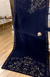 2023 colección de Bodas de lujo indio pakistaní último chal pesado de terciopelo con corte láser Venta caliente desgaste de fiesta para adultos - Product Image 6