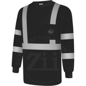 Vêtements de travail FR haute visibilité orange réfléchissants, résistants aux flammes, ANSI Classe 1, avec LED, imperméables, respirants, manches longues, logo personnalisé - Product Image 1