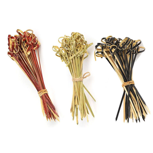 Brochettes en bambou naturel de haute qualité – Lot économique – Piques jetables écologiques pour événements - Product Image 4