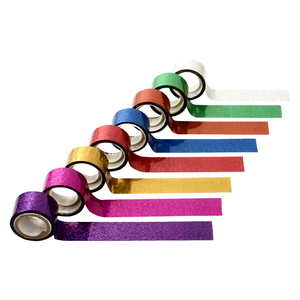 เทปมิเรอร์โฮโลแกรมอเนกประสงค์สีรุ้งสะท้อนแสง สำหรับงานศิลปะและตกแต่ง ขายส่ง OEM กาวเหนียวแน่น - Product Image 2