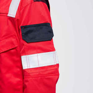 Wholesale <b>Waterproof</b> Breathable <b>Work</b> Wear Uniform Safety Coverall Unisex Latest Style Long Sleeve High Visibility - Product Image 4