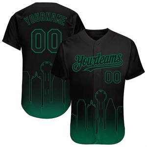 Baseball Jerseys Two Button Breathable Printed Personalized Softball Shirts V-neck Custom <b>Name</b> Number Plus Size - Product Image 6