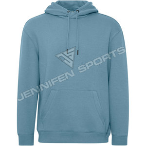 Sweat à capuche décontracté pour homme, personnalisable avec logo, hiver, 100% coton tricoté 450g, coupe ample, respirant, séchage rapide, style urbain - Product Image 1