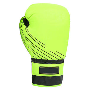 Guantes de Boxeo de Piel Sintética PU de Primera Calidad Hechos en Fábrica, Diseño de Dos Colores, Impresión de Logotipo Personalizado, Equipo Superior y Protección, Servicio OEM - Product Image 3