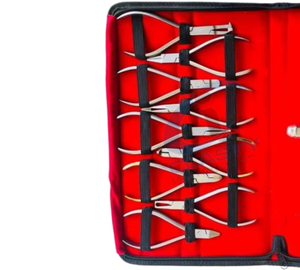 Juego de 18 instrumentos dentales de ortodoncia básicos de alta calidad, kit compuesto de instrumentos quirúrgicos dentales - Product Image 4