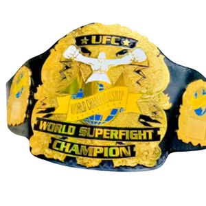 เข็มขัดแชมป์ UFC World Superfight แบบปรับแต่งได้ คุณภาพพรีเมียม สำหรับแฟนๆ และนักสะสม - Product Image 2