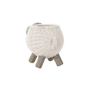 Organizador de decoración del hogar, cesta tejida decorativa de ratán, almacenamiento - Product Image 5