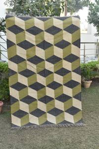 Alfombra de Yute Reversible Tejida a Mano, Alfombra Kilim Plegable de Fibra Natural para Sala de Estar y Hotel a Precio de Mayoreo - Product Image 4