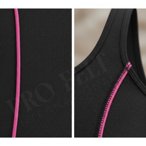 Traje de Baño Profesional de Alta Calidad de Una Pieza con Cremallera Frontal, Fácil de Usar, de Poliéster Liso, Estilo Tank, con Logotipo Personalizado OEM - Product Image 4