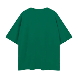 Custom Logo Men's Oversized 100% Cotton T-Shirt High Quality Short Sleeve Unisex Tee Plain Looser Fit <b>Drop</b> Shoulder T Shirt - Product Image 4