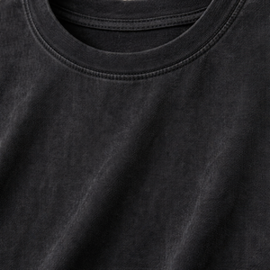 T-shirt en molleton de coton délavé vintage personnalisé pour homme, 300 GSM, coupe oversize, tissu doux, design graphique, style urbain, OEM - Product Image 5