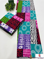 Tissu pagne africain Kumasi Wax Dobby Holland, Textile Ankara Premium, pour vêtements de sport, sacs, OEM ODM personnalisés, Exportation de mode Hitjem
