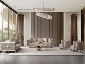 Luxury Solid Teak Wood <b>Sofa</b> Set Modern Glam Cream Velvet 3 2 1 1 Seater <b>Gold</b> Frame <b>Sofa</b> Coffee Table Villa Living Room Furniture - Product Image 3