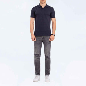 Camiseta polo transpirable de última moda para hombre con manga corta, impresión de logotipo personalizado de alta calidad, material de algodón, camisetas polo para hombre - Product Image 3