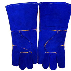 Gants de soudage en cuir et coton personnalisés haute performance, avec protection complète du pouce, pour hommes et femmes, utilisation TIG, protection contre les éclaboussures de métal fondu - Product Image 5