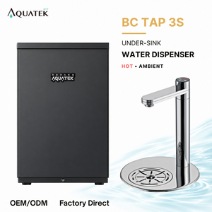 Dispensador de Agua Bajo Fregadero AQUATEK BC TAP 3S, Agua Caliente y a Temperatura Ambiente, Eléctrico, Duradero, de Acero Inoxidable, Modelo Doméstico - Product Image 1