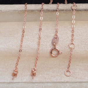 Collier en argent S925 avec perles traversantes pour femmes, chaîne filetée universelle, fermoir à os, accessoires de bijoux en perles DIY, perles en vrac - Product Image 3