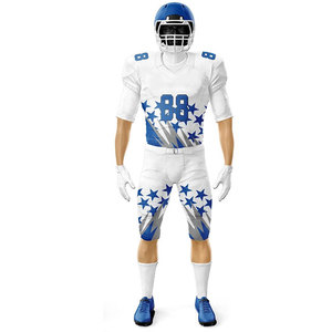 Full Sublimation Digital Print Rugby Jersey Shirt and Pant Made of 100% Polyester American Football Uniform Custom Club Set - Product Image 2