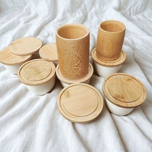 [HOT SELLING] Eco-Friendly <b>Bamboo</b> Coaster Set Round Wooden with Raised Rim <b>Travel</b> Coffee Table <b>Mug</b> Glass Protector Vietnam - Product Image 4