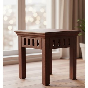 Handcrafted Sheesham Wood Minimalist Side <b>Table</b> - Natural Brown Wholesale - Product Image 1