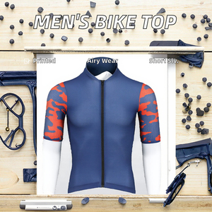 Conjunto de Jersey de Ciclismo para Hombre, Fabricante Profesional OEM, Transpirable, Spandex/Algodón 100g, Mangas Cortas, Pantalones Cortos, Tallas Grandes - Product Image 2