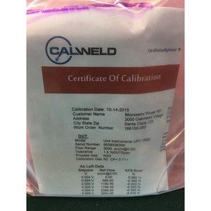 Unit <b>1660</b> MFC MASS FLOW CONTROLLER , UFC-<b>1660</b> N2 - Trusted Global Legacy Semiconductor Equipment and Parts at - Product Image 1