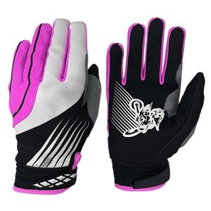 Gants de cyclisme en cuir rouge et noir à doigts entiers, antidérapants, respirants, avec sangle de poignet réglable, unisexe, pour l'extérieur, toutes saisons, haute qualité - Product Image 6