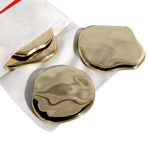 Designer metal <b>coasters</b> with antique finished great for interior decor and home - Product Image 5