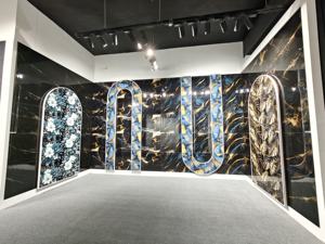 Azulejos de Porcelana Vitrificada Acle Marrón de 60x120 cm - Acabado de Alto Brillo, Loseta de Primera Calidad de 600x1200 mm para Grandes Áreas de Recepción de Oficinas - Product Image 3