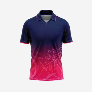Camisetas de Cricket sin Marca, Manga Corta, Ligeras, Transpirables, Personalizables, Uniformes de Equipo con Diseño de Bandera - Product Image 3