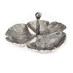 ถาดตกแต่งอลูมิเนียมตกแต่งบ้านลายใบไม้ทำจากทองเหลืองโบราณออกแบบได้ตามต้องการตกแต่งบ้านด้วยลวดลายหรูหราทันสมัยสำหรับงานแต่งงานในโรงแรม - Product Image 3