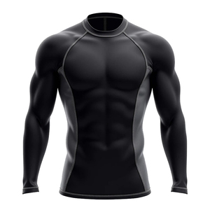 Maillots de protection rouges pour adultes - Unisexe, respirants, imperméables, en polyester et élasthanne, coupe ajustée pour les arts martiaux mixtes - Product Image 2