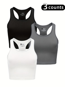 Soutien-gorge de sport court sans couture pour femme, idéal pour le yoga, le fitness, la gym, la course à pied et les activités sportives – Personnalisation du logo, OEM, ODM, Marque privée - Product Image 5