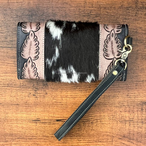 กระเป๋าคลัทช์หนังวัวคุณภาพสูงสำหรับผู้หญิงกระเป๋าคลัทช์หนังสไตล์ตะวันตก - Product Image 4