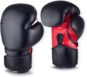 Gants de boxe de qualité supérieure, bleu noir, mitaines d'entraînement, arts martiaux professionnels, sparring, gants de frappe en cuir, Muay Thai, pour hommes - Product Image 3