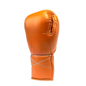 Orange Custom Branding Boxing Gloves Professional <b>Foam</b> <b>Padding</b> Punching Gloves with Breathable Leather Lightweight for Training - Product Image 5
