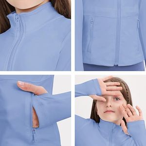 Chaquetas de Gimnasia para Niñas de Waseem Impex, de Spandex, para Calentamiento y Práctica, Personalizables para Bailarinas - Product Image 2