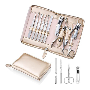 High End Manicure <b>Pedicure</b> Kits Durable Nail Care Equipment Professional Salon & Personal Grooming Tools <b>Set</b> - Product Image 1