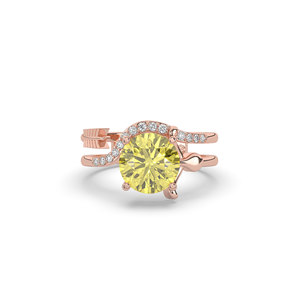 แหวนเพชรทรงรีขนาด 2.20 กะรัต เพชรเลี้ยงในห้องปฏิบัติการ ทองคำแท้ 14K รับรองโดย IGI ของขวัญสุดหรูสำหรับผู้หญิงในโอกาสหมั้นและวันครบรอบ - Product Image 1